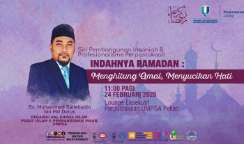 Program Siri Pembangunan Insaniah & Profesionalisme Perpustakaan: Menghitung Amal, Menyucikan Hati 